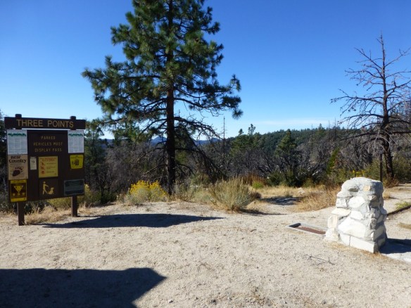 Three Points Trailhead of the Silver Moccasin Trail