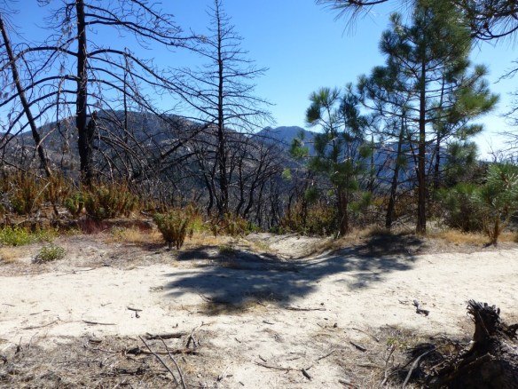 View at road crossing as seen heading toward Three points from Bandito Campground.