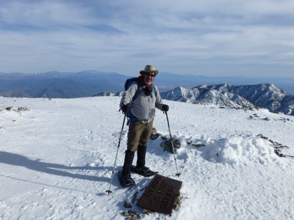 Kyle Kuns at Mt. Baldy (photo by Jim).