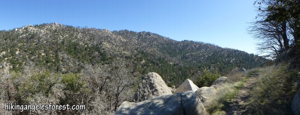 Pacific Crest Trail between Three Points and Sulfur Springs Campground (Click to Enlarge)