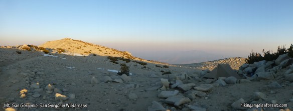 Where I camped on Mt. San Gorgonio. (click to enlarge)