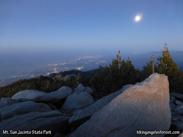 Early evening view from Mt. San Jacinto.