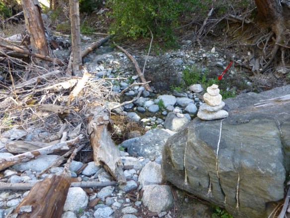 One of the cairns along the trail.