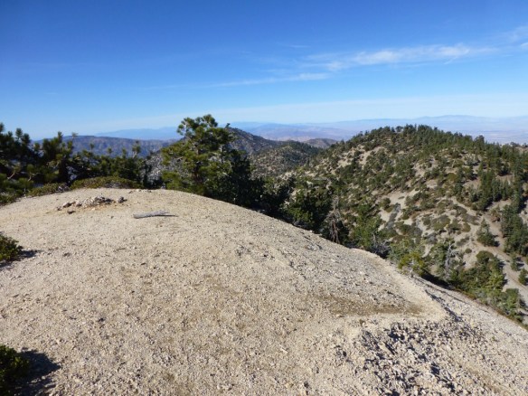 West Mt. Williamson (left) with continuation of the Pleasant View Ridge Trail (right)
