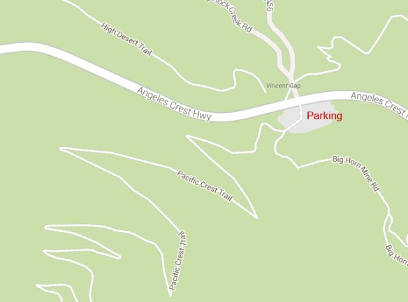 Vincent Gap Vicinity Map