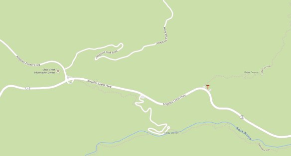 Colby Canyon Trailhead Vicinity Map