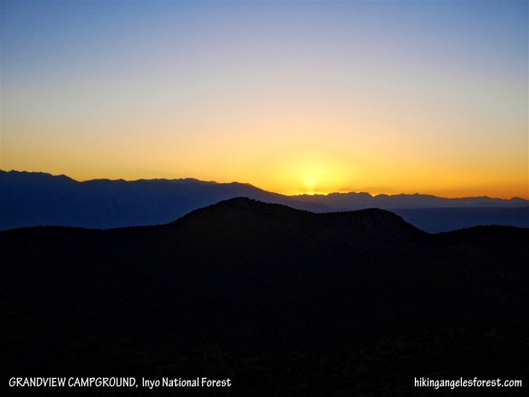 View from a small peak in Grandview Campground